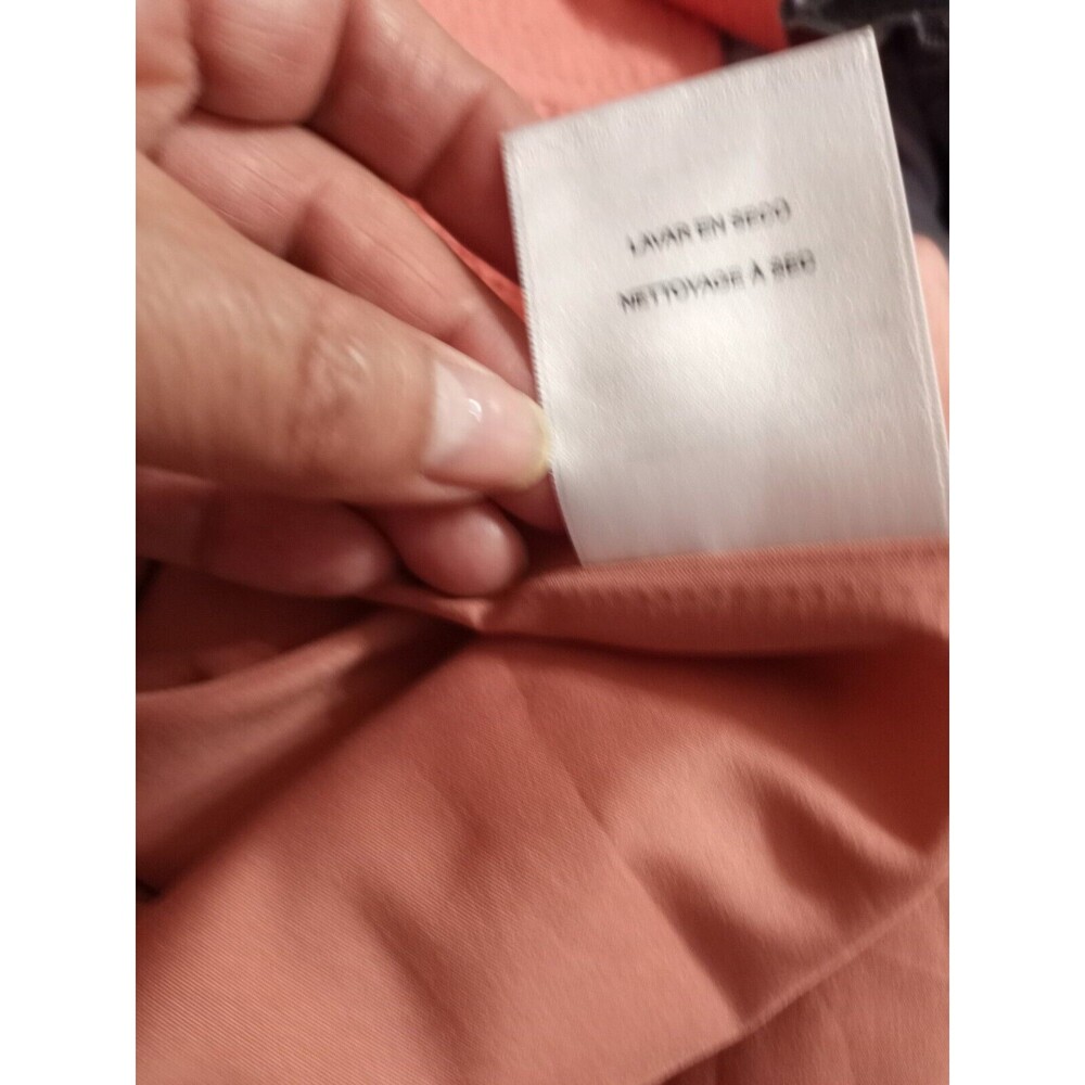 Gal Meets Glam Women S. 12.Tweed Button Front CoralSalmón. Short Sleeve Dress - Picture 6 of 15